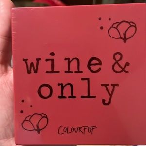 Used Colourpop Wine&Only eyeshadow palette